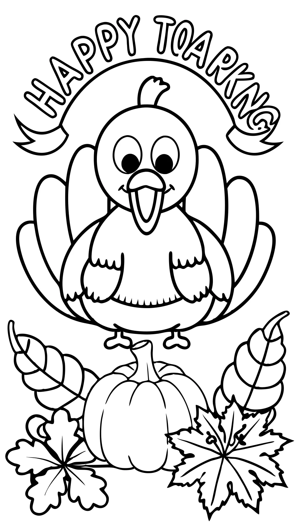 turkey coloring page free